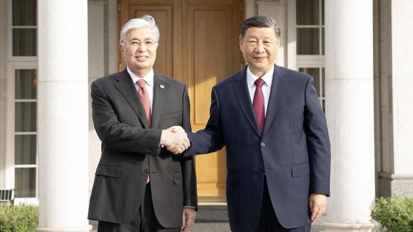 KAZAKHSTAN-CHINA-XI JINPING-TOKAYEV-EXCHANGE