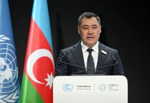 President Sadyr Zhaparov addresses COP29 on climate action