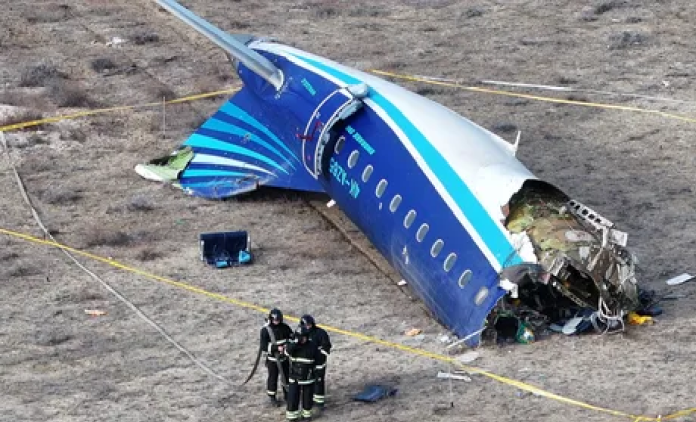 Azerbaijani President Ilham Aliyev said on Sunday that a passenger plane that crashed last week, killing 38 people, had been damaged by shooting from the ground in Russia, and he said some in Russia had lied about the cause of the disaster. President Vladimir Putin on Saturday apologised to Aliyev for Wednesday's 