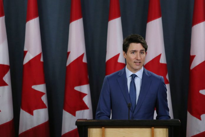 Canadian Prime Minister Justin Trudeau Holds Press Conference To Address Corruption Scandal